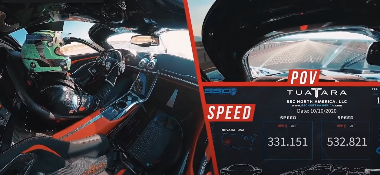 SSC Tuatara sets new world record of 316mph top speed