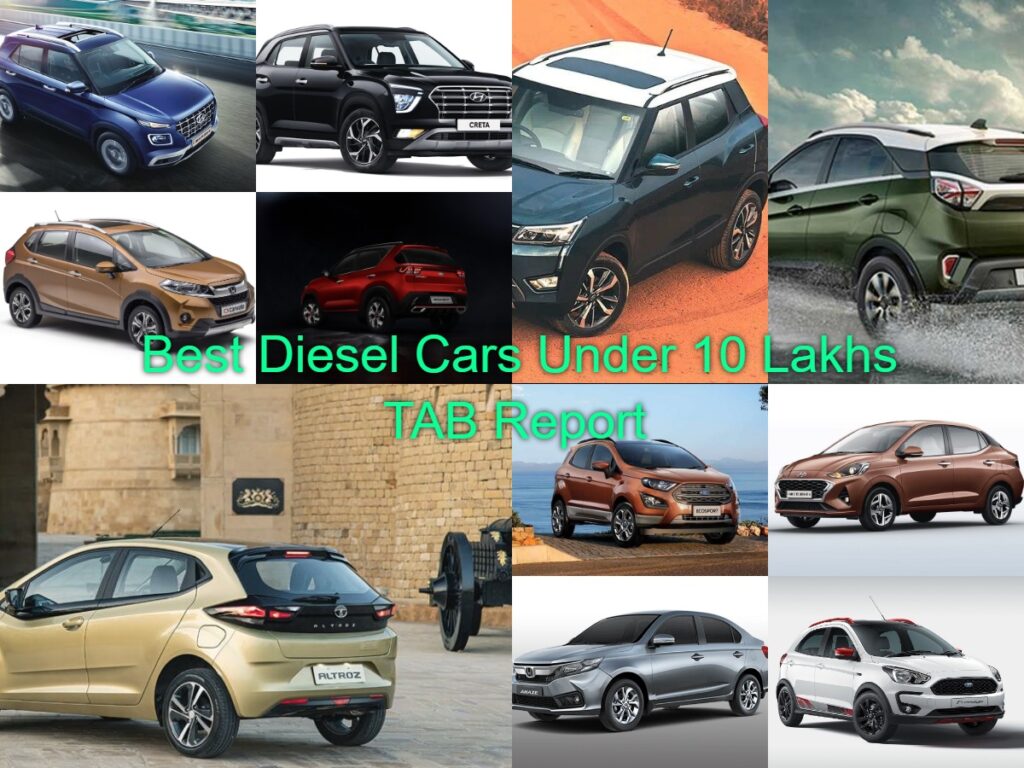 Best Diesel Cars under 10 lakhs in India 2020 - TAB Report