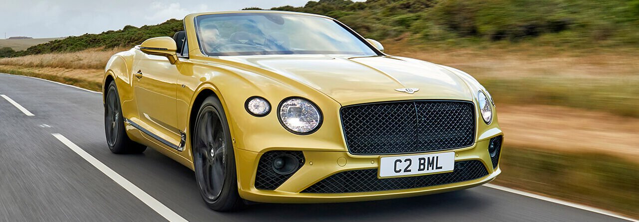 2021 Bentley Continental GT V7 Convertible - Yellow color