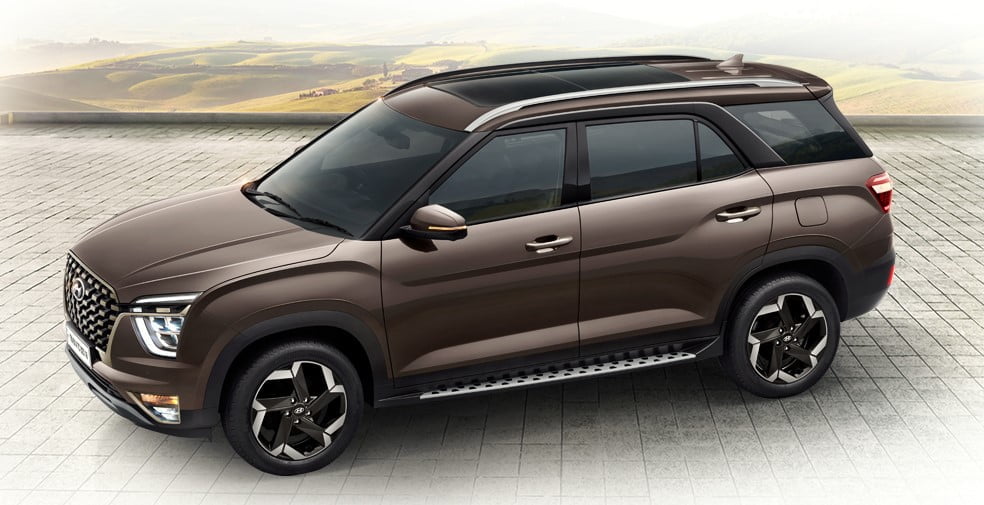 2021 Hyundai Alcazar. A 3-row SUV from Hyundai.