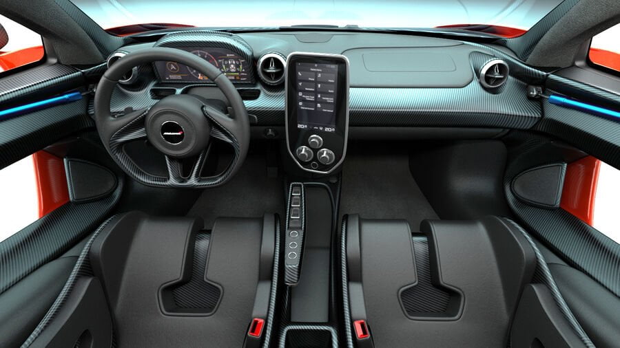 McLaren Senna cokpit