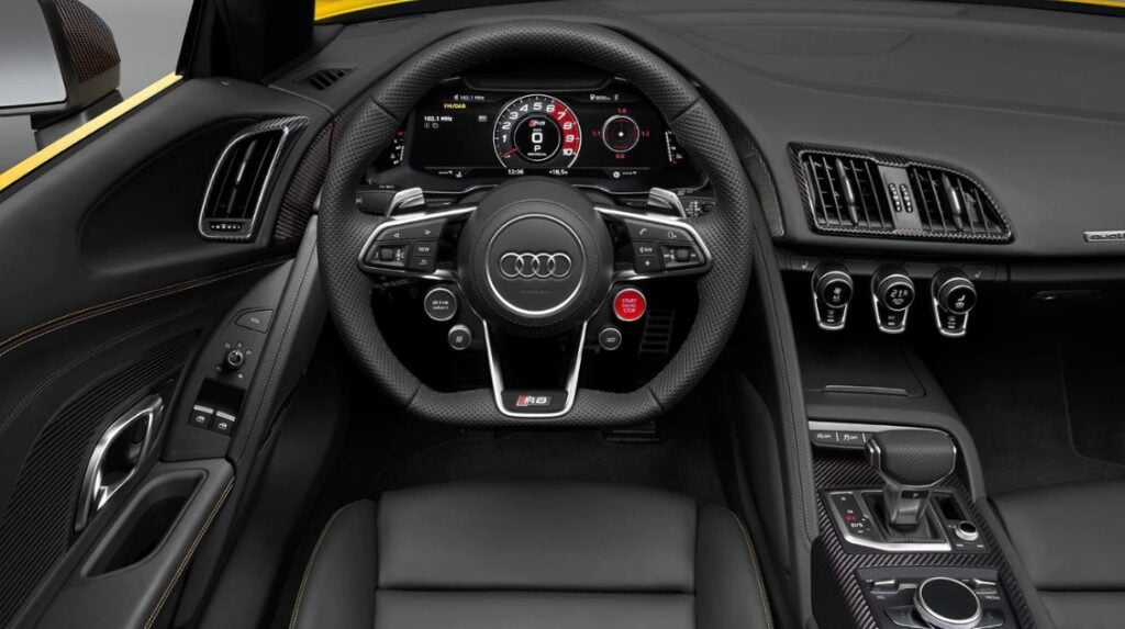 2021 Audi R8 spyder virtual cockpit