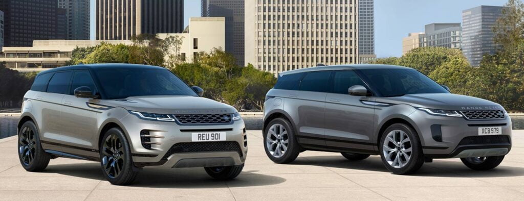 2021 Range Rover Evoque vs. 2022 Range Rover Sport