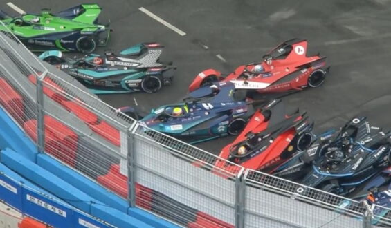 Motorsports fan witnessed an incredible car crash in Formula E