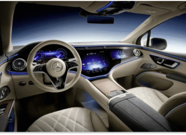 Mercedes teased Electric SUV EQE interior launching globally in October