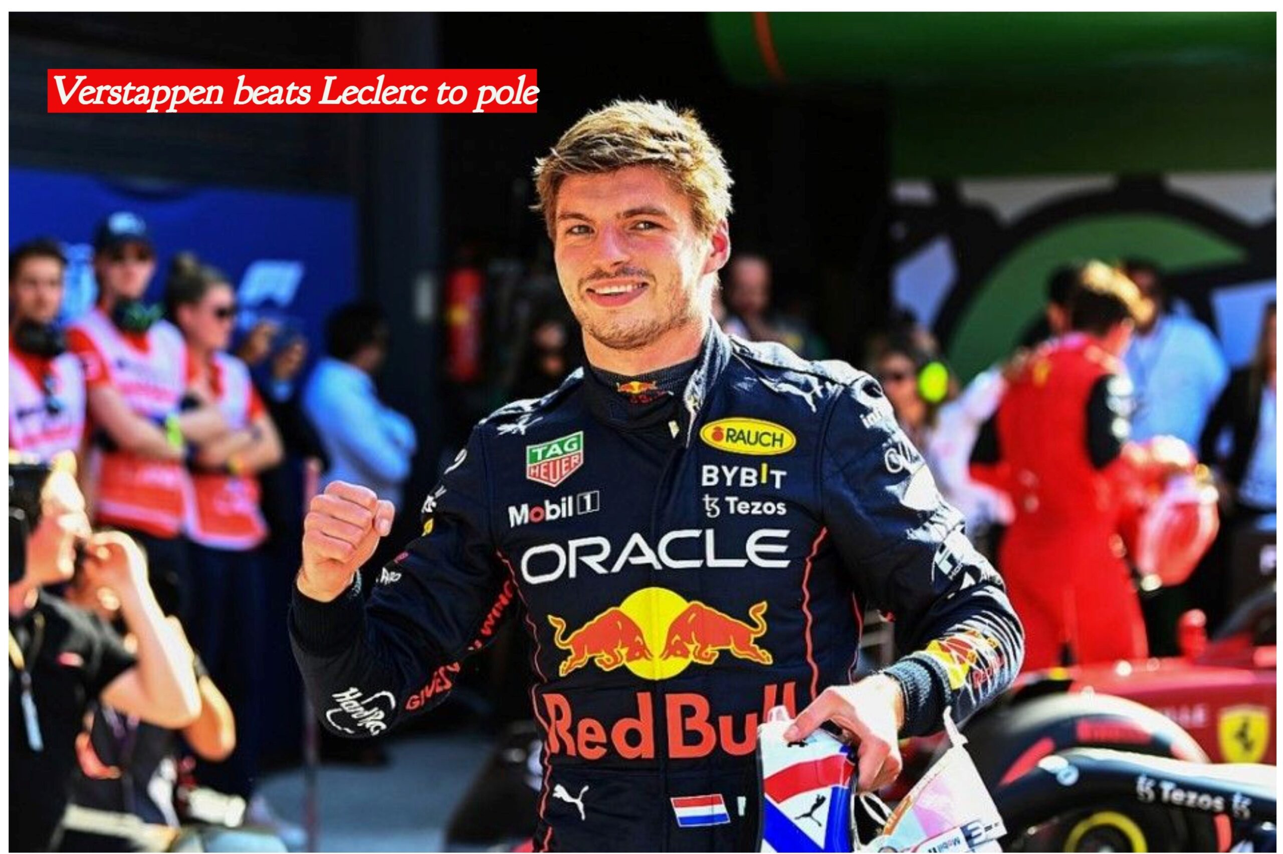 F1 Dutch GP: Verstappen takes pole ahead of Leclerc as Perez spins