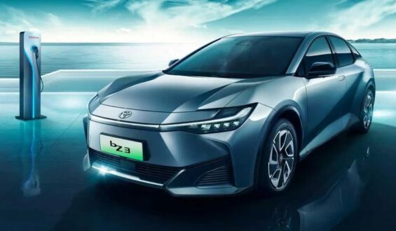 Toyota unveiled a Corolla-sized bZ3 EV sedan with a range of 599kms.