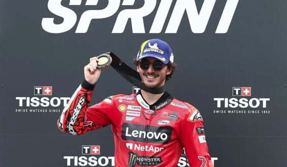 Francesco Bagnaia has the first MotoGP sprint race at Portimao