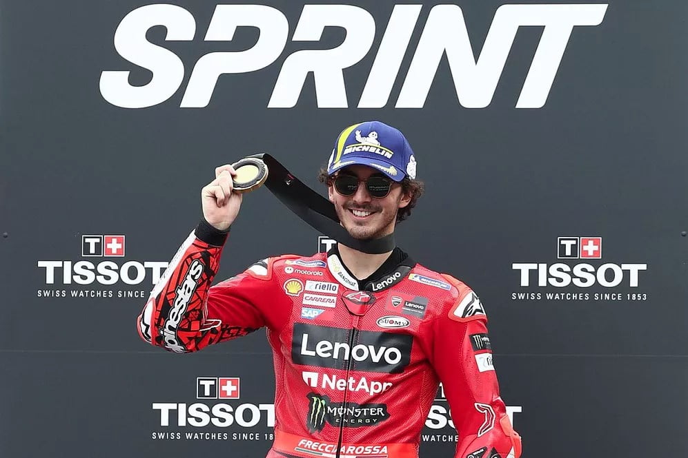 Francesco Bagnaia has become the first winner of the MotoGP sprint race