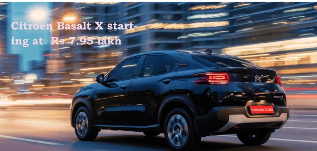 Citroen Basalt X price